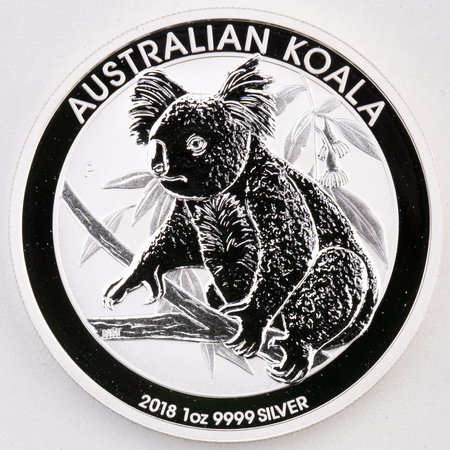 Australia 1 Dollar 2018 - australijski Koala - niski relief