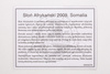 Somalia 100 szylingów 2009 - Słoń Afrykański