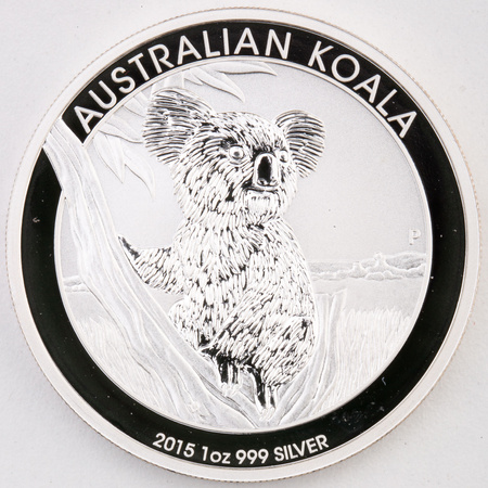 Australia 1 Dollar 2015 - australijski Koala - niski relief