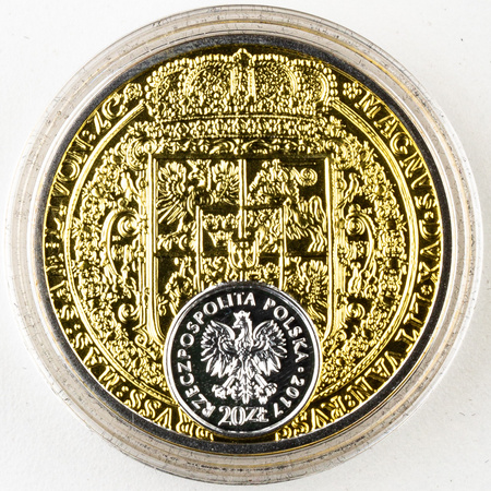 Polska 20zł 2017 - Historia monety polskiej - 100 dukatów Zygmunta III