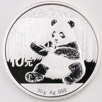 Chiny 10 Yuanów 2017 - chiński Panda