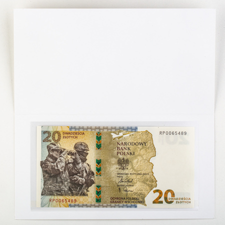 Polska 20zł 2022 - Ochrona polskiej granicy wschodniej