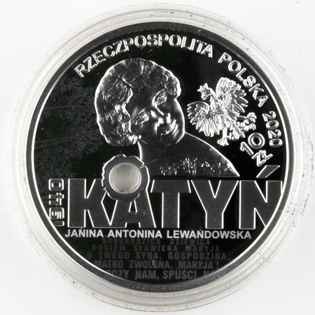Polska 10 zł 2020 Katyń - Palmiry 1940