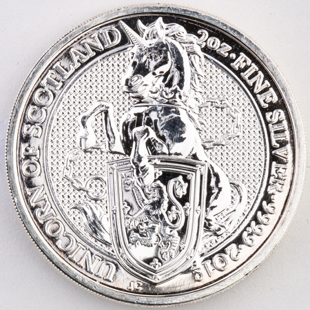 Wielka Brytania 5 funtów 2018 - Jednorożec Szkocji