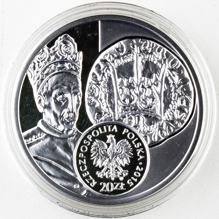 Polska 20zł 2015 - Historia monety polskiej - Półgrosz Władysława Jagiełły
