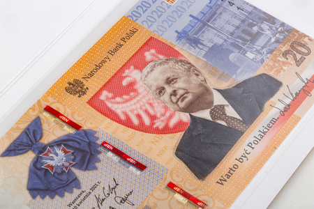 Polska 20zł 2021 - Lech Kaczyński. Warto być Polakiem.