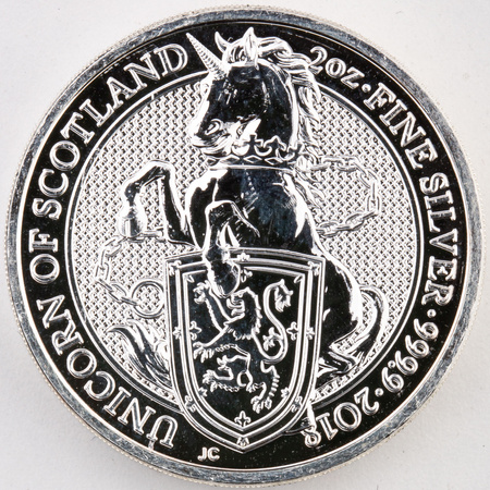 Wielka Brytania 5 funtów 2018 - Jednorożec Szkocji