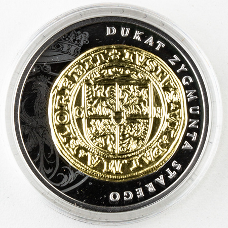 Polska 20zł 2016 - Historia monety polskiej - Dukat Zygmunta Starego