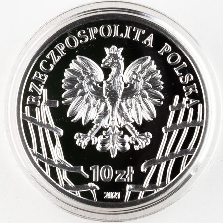 Polska 10zł 2021 - Kazimierz Kamieński „Huzar” - Wyklęci przez komunistów żołnierze niezłomni