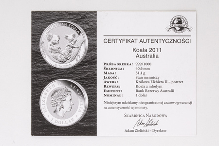 Australia 1 Dollar 2011 Australian Koala